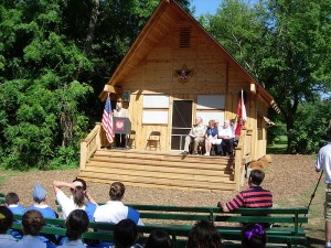 Boy Scout Headquarters at the Culver Woodcraft Camp